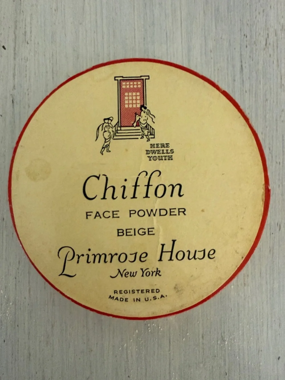 Vintage Primrose House Chiffon Face Powder Beige